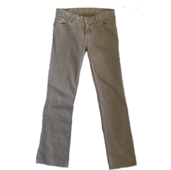 7 for all mankind tan bootcut pants size 29 - Picture 2 of 4